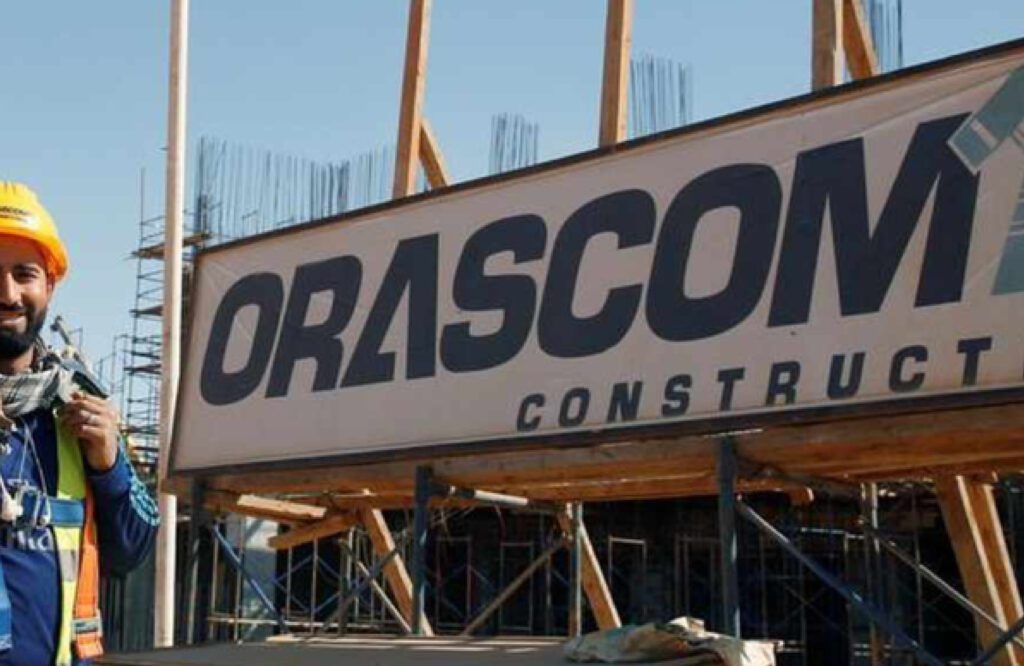 Orascom sign in construction site