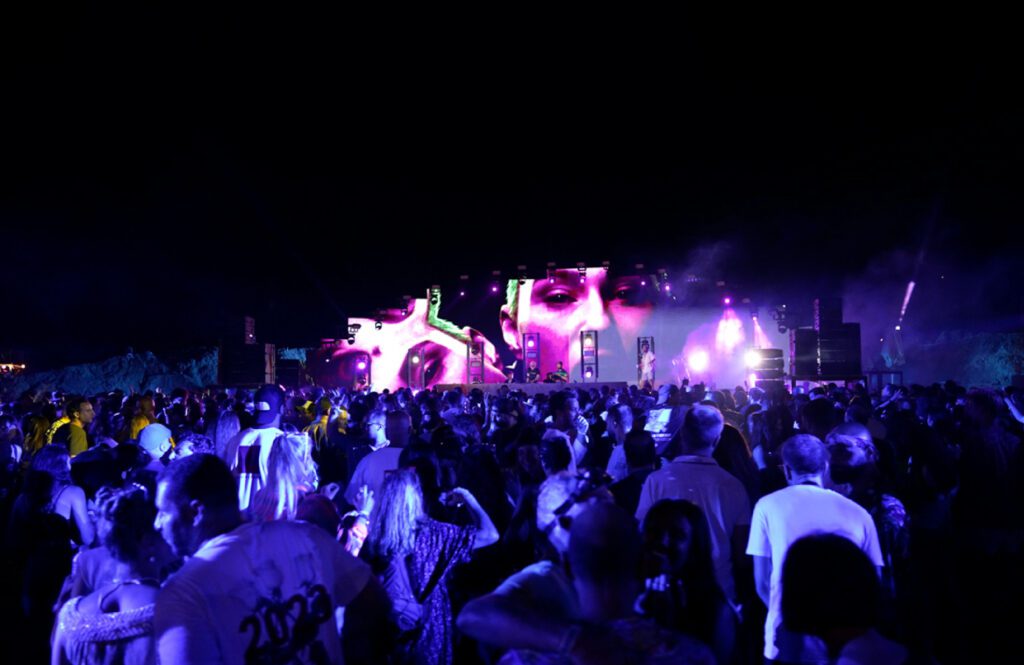 sandbox festival stage