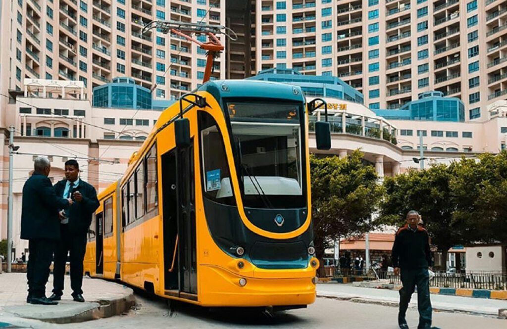 alexandria metro replaces the tram of alexandria