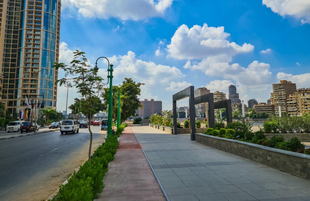 entrance of nile walk of egypt 