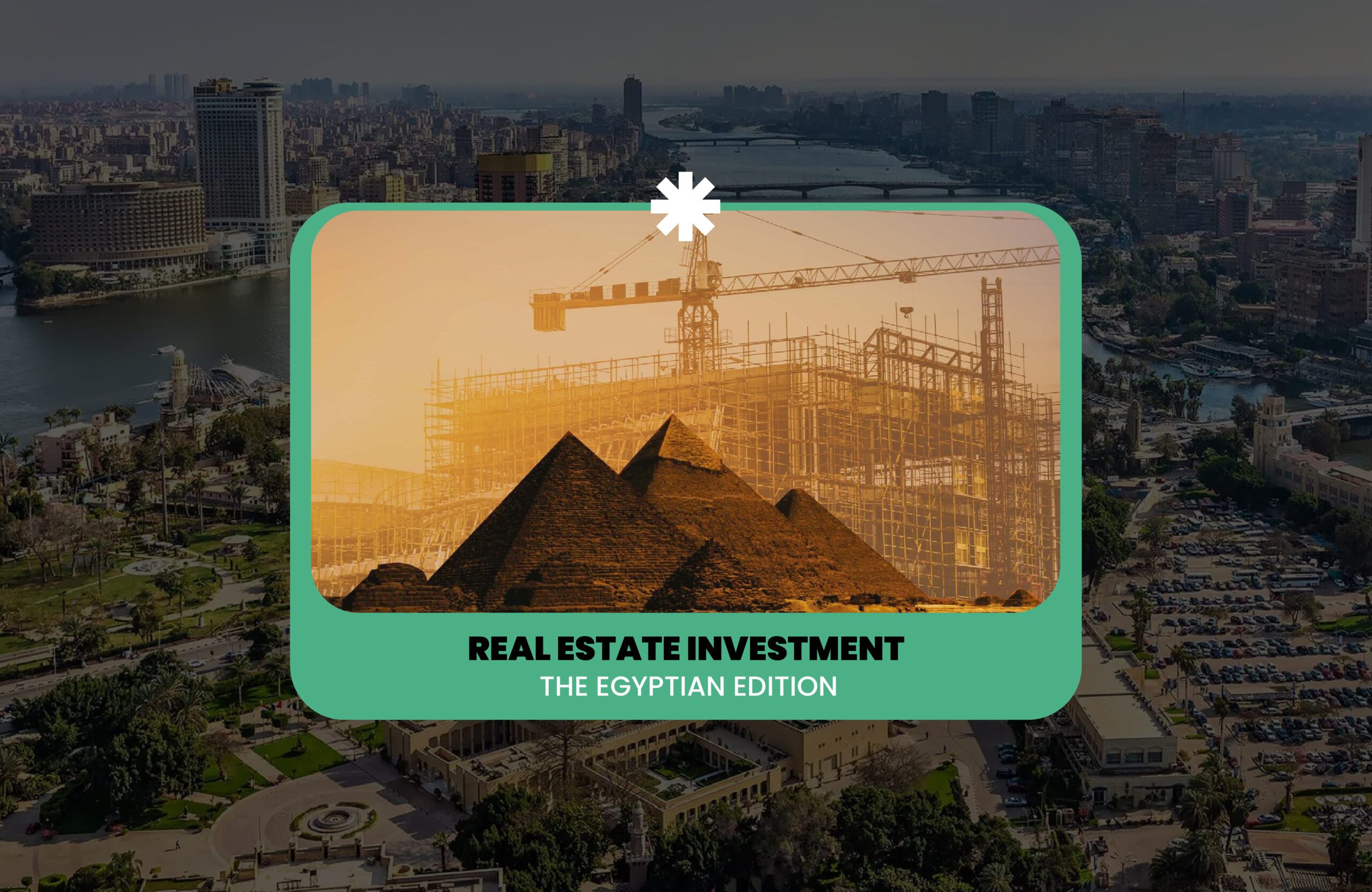 estatebook blog cover for real estate investments in egypt